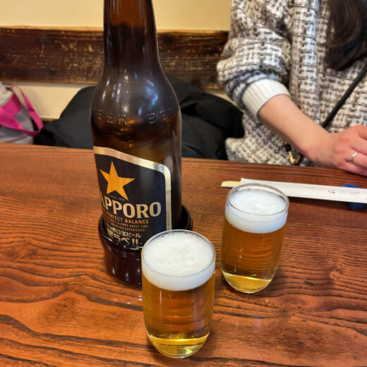 利久庵　瓶ビール